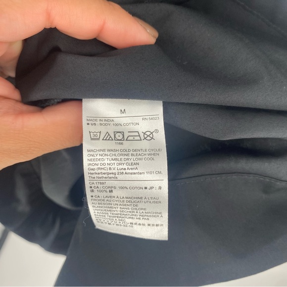 Banana Republic Black Notch-Neck Maxi Dress - Picture 9 of 10